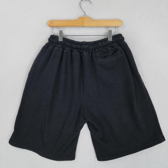 Palm Angels Shorts Mens XXL Black Teddy Bear Motif Sweat Lounge Cotton Blend - Picture 7 of 10